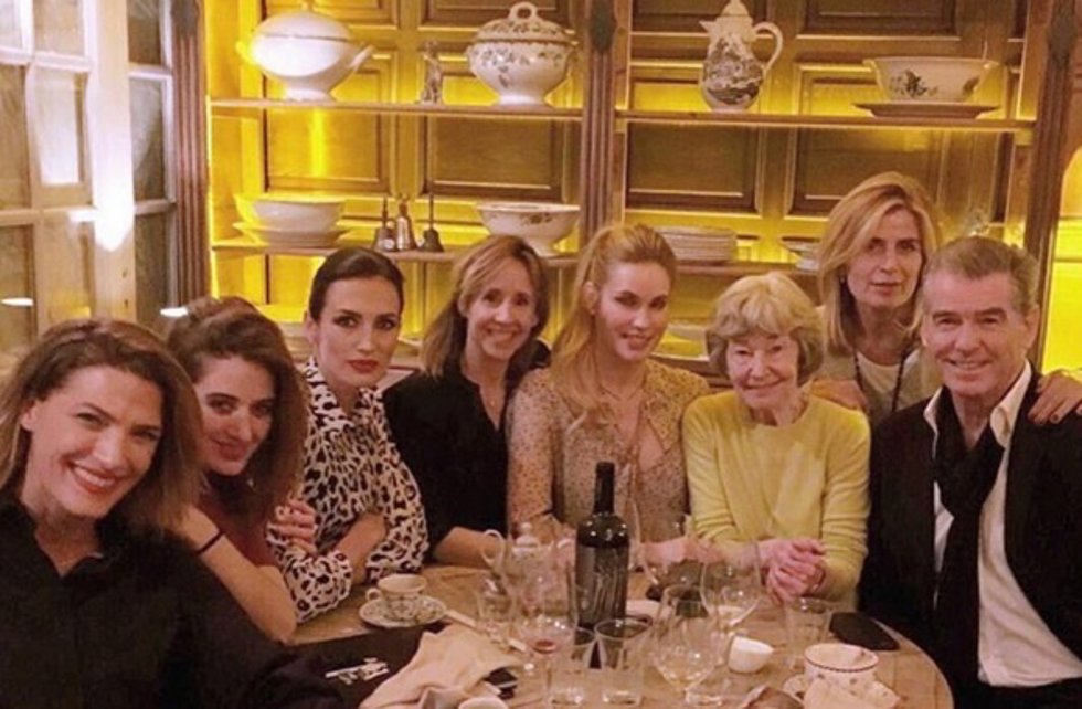 Pierce Brosnan cena en Madrid