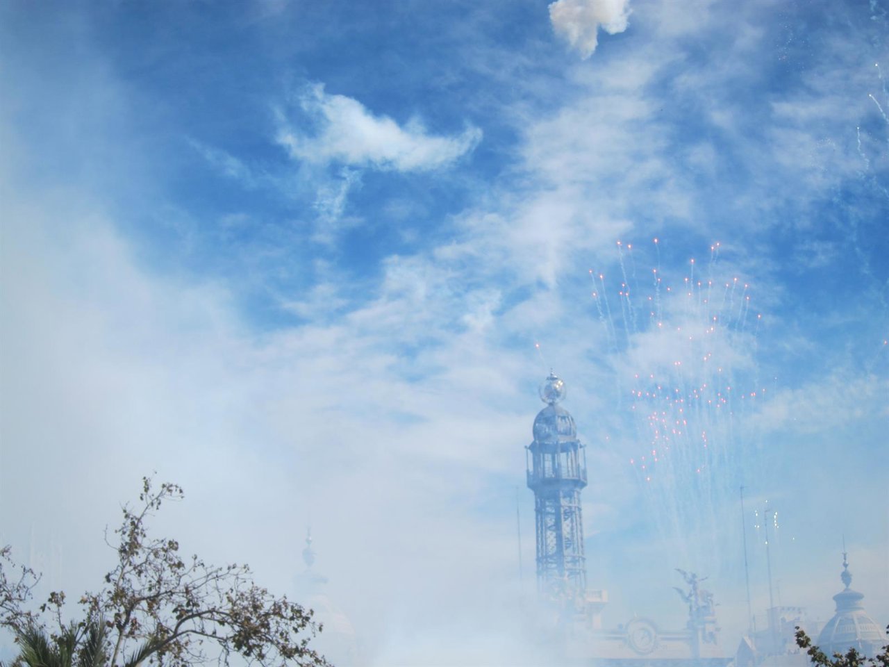 Mascletà de Pirotecnia Alpujarreña este viernes en las Fallas de 2016