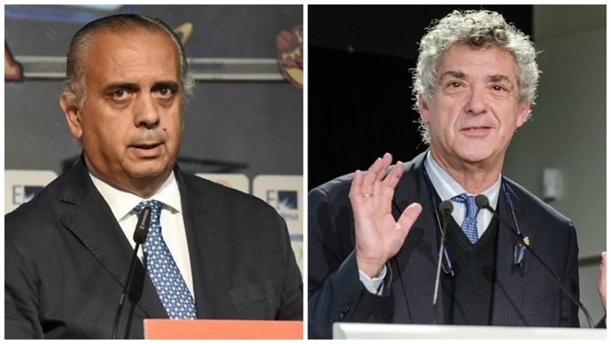 Ángel María Villar y José Luis Sáez