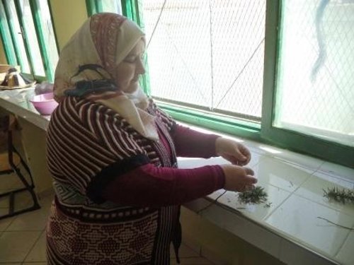 Kawtar Bwidan en la asociación SAFAE, en Marruecos