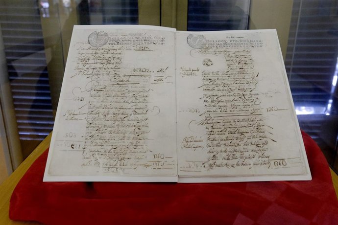 Documento sobre fiestas de Málaga del siglo XVII Archivo Municipal