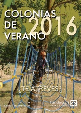 Cartel de las colonias de verano