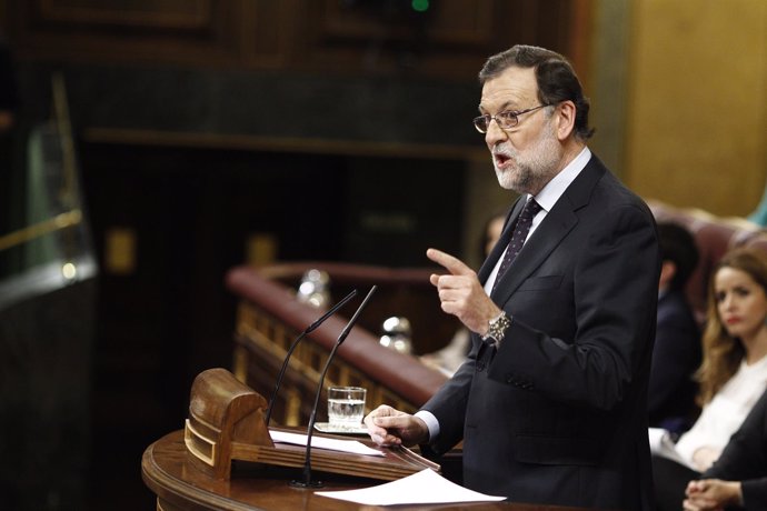 Mariano Rajoy en la segunda sesión de investidura de Sánchez
