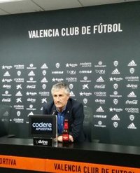 Setién: "Espero que el equipo mantenga el nivel de acierto"