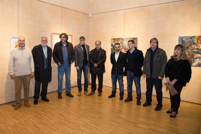 Ruiz asiste a la inauguración de la muestra