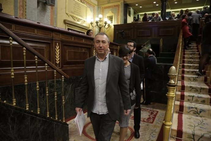 Joan Baldoví y Marta Solís, diputados de Compromís