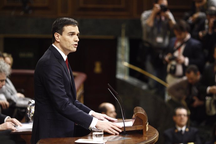 Pedro Sánchez en la segunda votación de investidura 