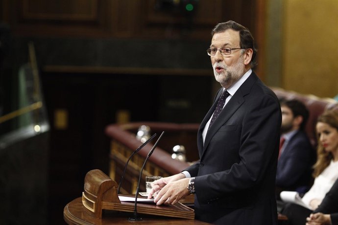 Mariano Rajoy en la segunda sesión de investidura de Sánchez