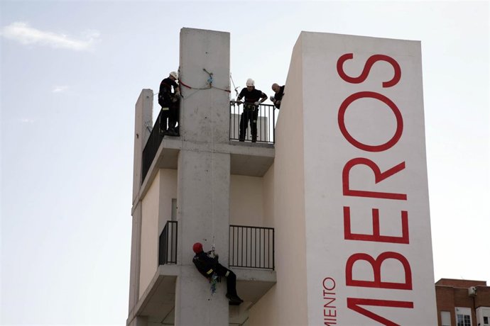 Simulacro de bomberos