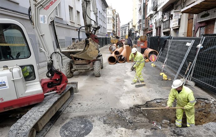 Avances en las obras de saneamiento de Magallanes