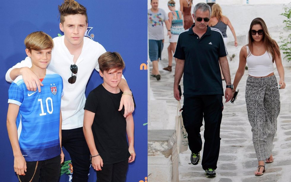 BROKLYN BECKHAM Y MATILDE MOURINHO