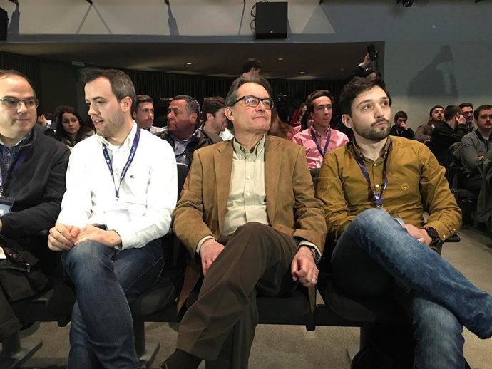 Pere Canal, Artur Mas y Sergi Miquel