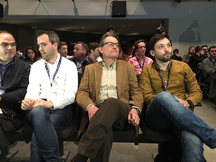 Pere Canal, Artur Mas y Sergi Miquel