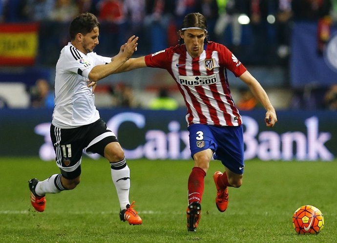 Atletico de Madrid vs Valencia, Filipe Luis 