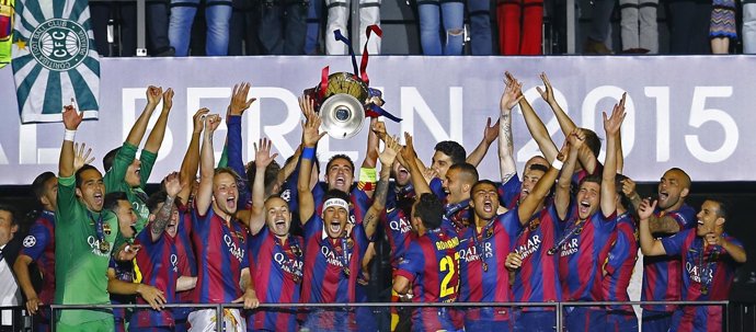 FC Barcelona, campeón de la Liga de Campeones.