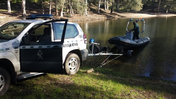 Búsqueda de la Guardia Civil en la Sierra de Andújar