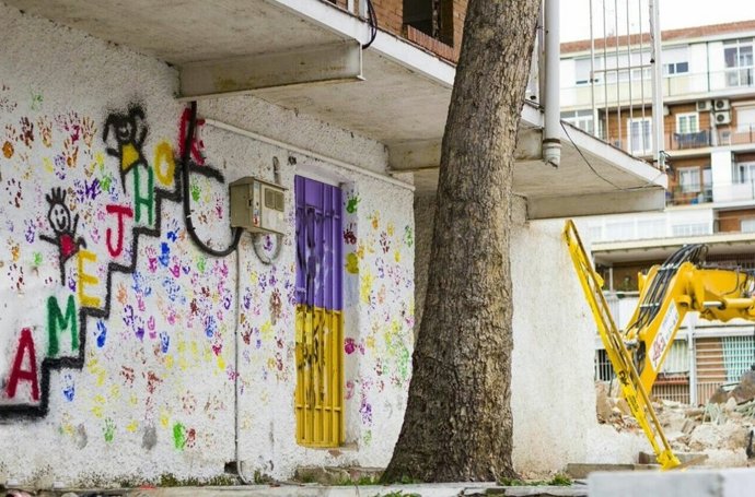 Local de la asociación Amejhor en la UVA de Hortaleza (Madrid)