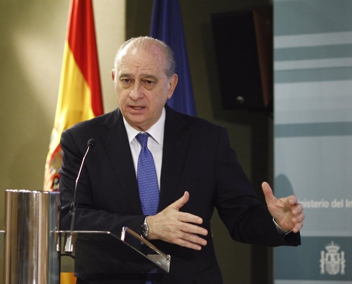El ministro del Interior, Jorge Fernández Díaz