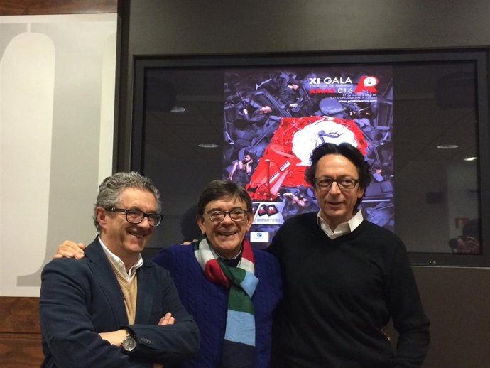 David Serna, Roberto Sánchez Ramos y Geno Cuesta