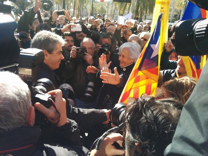 Francesc Homs (CDC) tras declarar ante el TSJC por la consulta del 9N