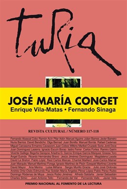 Portada del nuevo número de 'Turia'