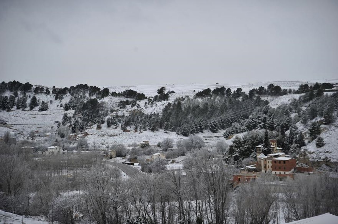 Nieve en Teruel.