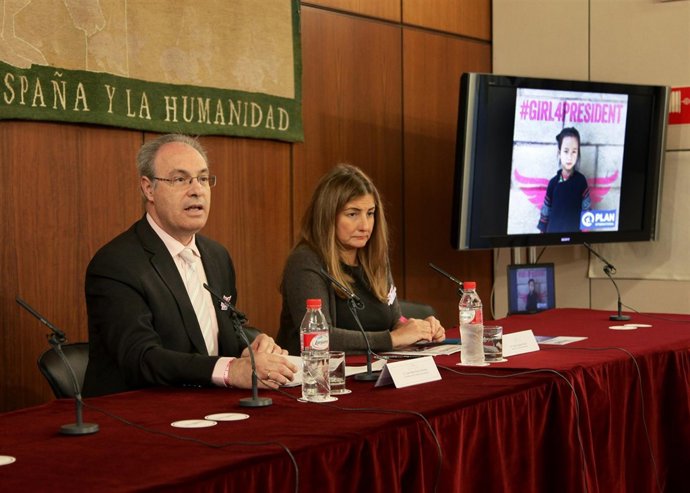 Juan Pablo Durán en la inauguración de la jornada #Girl4President
