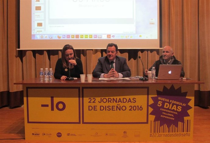 Lomba, Ureña y De Juan en inauguración Jornadas Diseño