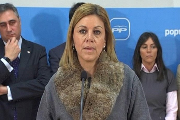 Cospedal tilda de "sectarismo y exclusión" a Sánchez 
