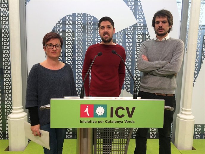 Marta Ribas, David Cid, Ernest Urtasun ICV