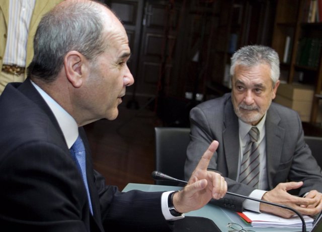 Manuel Chaves y  José Antonio Griñán