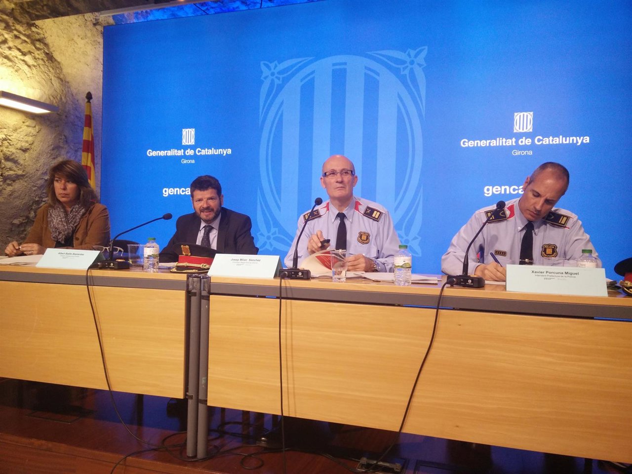 Albert Batlle, Josep Milan y Xavier Porcuna