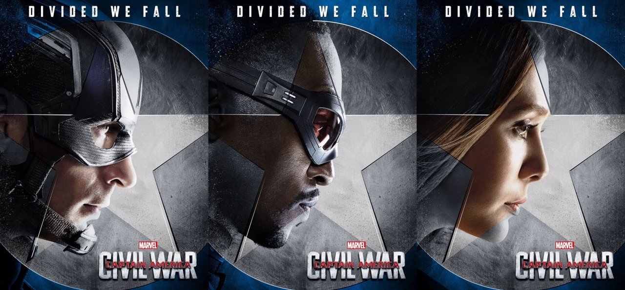 Capitán América Civil War: 6 nuevos carteles del equipo de Steve Rogers