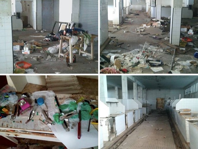 Así luce el antiguo mercado.