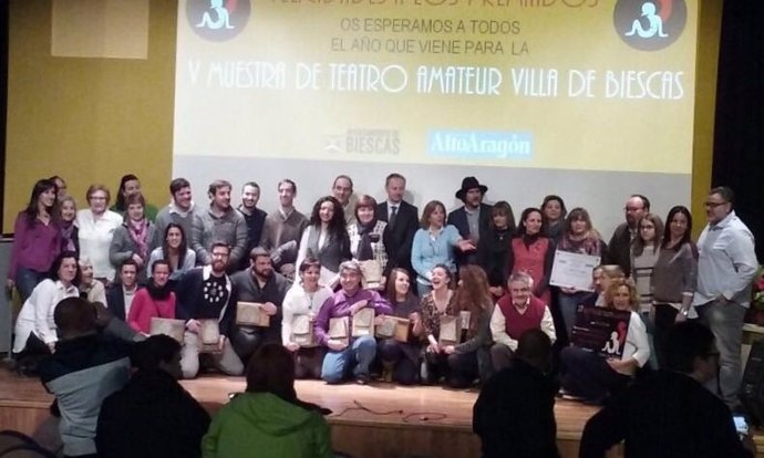 Clausura de la IV Muestra de Teatro Amateur de Biescas