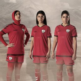 La nueva equipación de la selección femenina de Afganistán