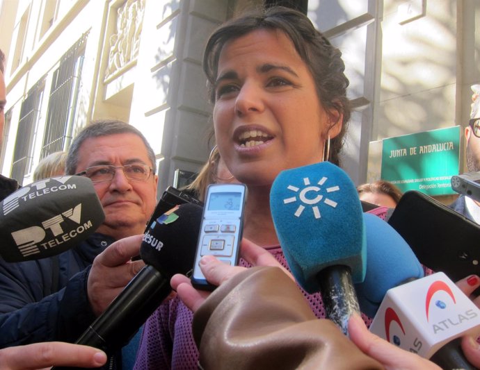 Teresa Rodríguez en Málaga 