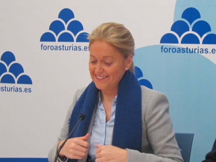 La presidenta de Foro Asturias, Cristina Coto