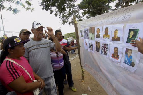 Protestas en Venezuela por la desaparición de los 
