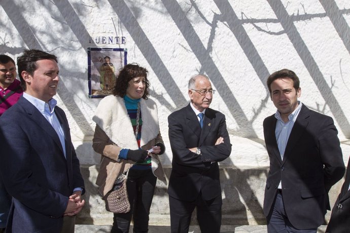 Gabriel Amat ha visitado las obras de Alboloduy ejecutadas gracias a Diputación.