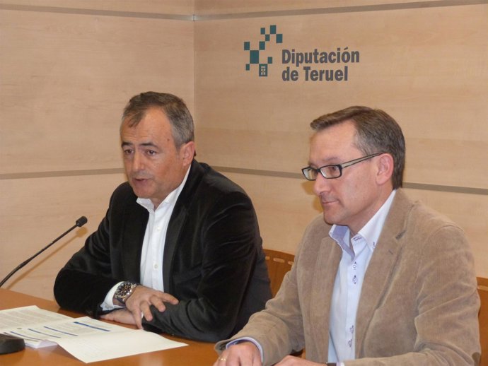 Los vicepresidentes de la DPT, Luis Carlos Marquesán y Joaquín Juste