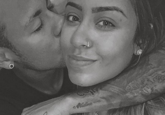 Neymar y su hermana Rafaella