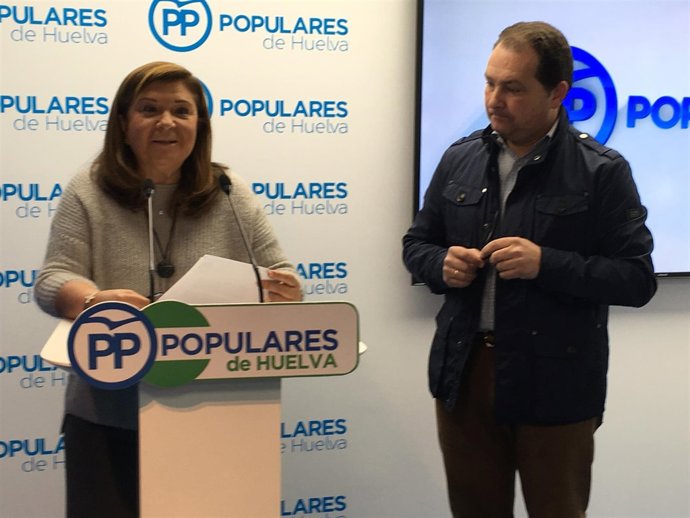 La parlamentaria del PP de Huelva Carmen Céspedes. 