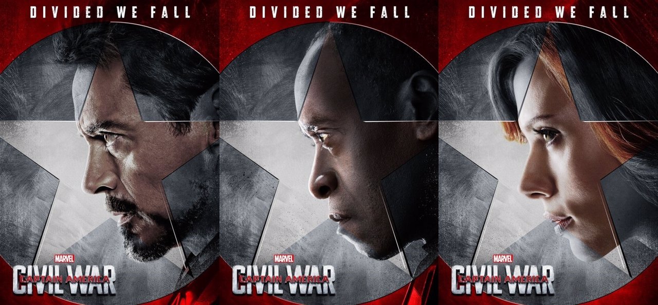 Capitán América Civil War: 6 nuevos carteles del equipo de Tony Stark