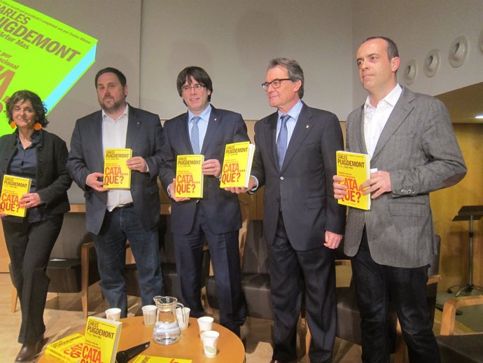 Oriol Junqueras, Carles Puigdemont, Artur Mas, Carles Ribera