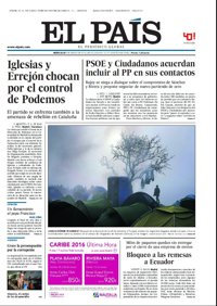 Las portadas de los periódicos de hoy, miércoles 9 de marzo de 2016