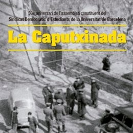 Cartel de acto de homenaje a La Caputxinada