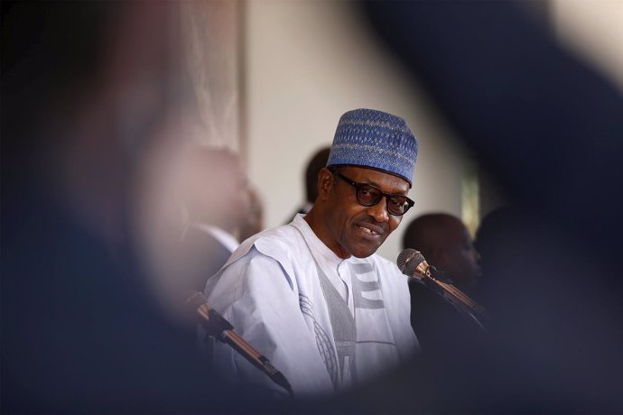 El presidente de Nigeria Muhammadu Buhari