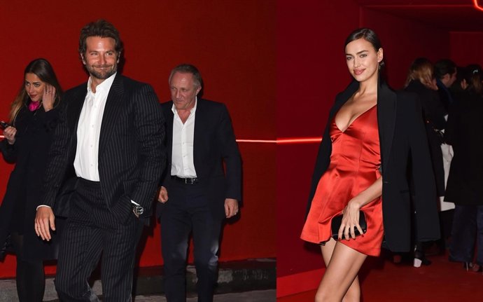 IRINA SHAYK Y BRADLEY COOPER EN LA FIESTA DE L'oreal