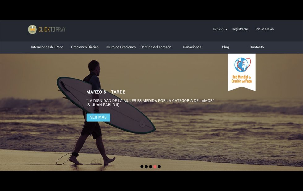 Foto: HTTPS://CLICKTOPRAY.ORG/ES